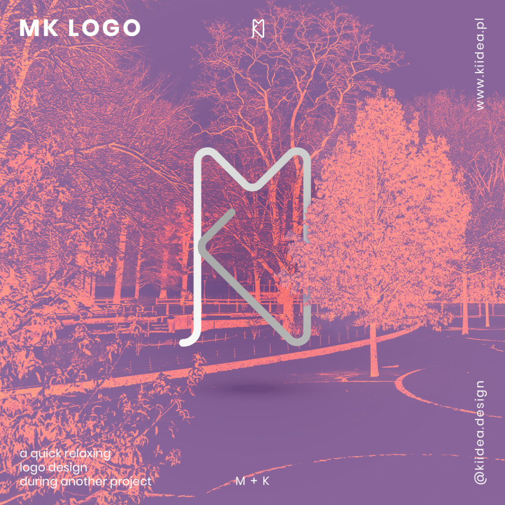 MK logo - projekt z tłem