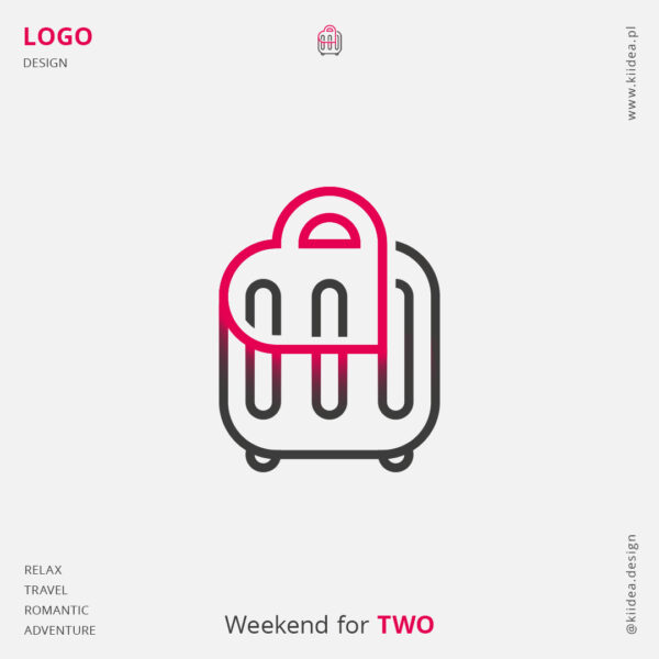Projekt logo Weekend dla Dwojga