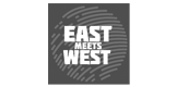 Logo East Meets West - monochromatyczne
