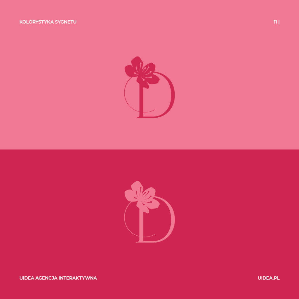 Projekt graficzny logo Dongmei - sygnet kolorystyka