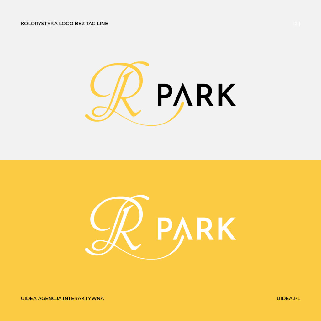 Projekt graficzny logo Park Handlowy - bez tag line kolorystyka