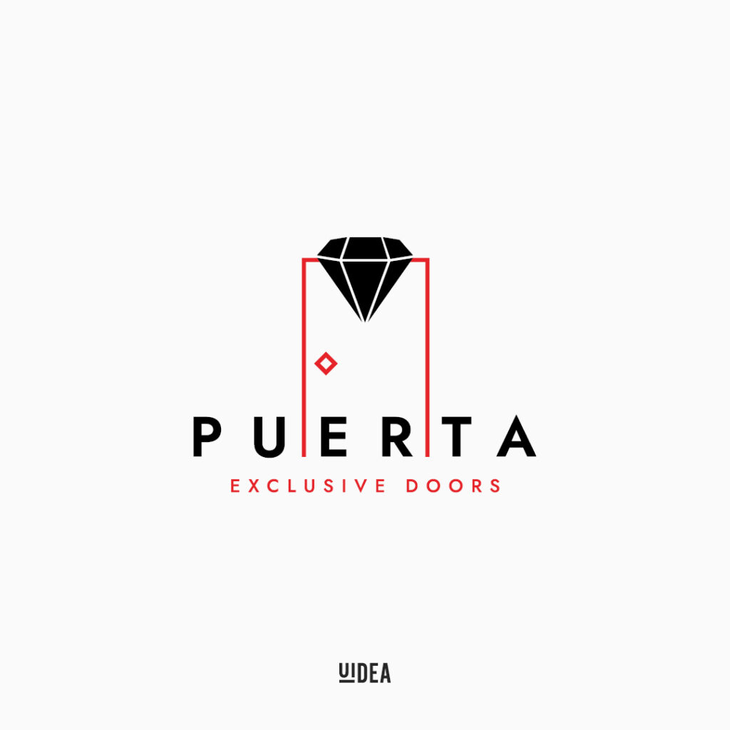 Projekt graficzny logo Puerta Exclusive Doors
