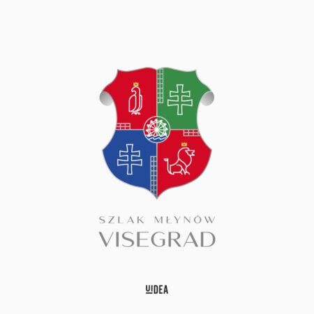 Projekt graficzny logo Szlak Młynów Visegrad