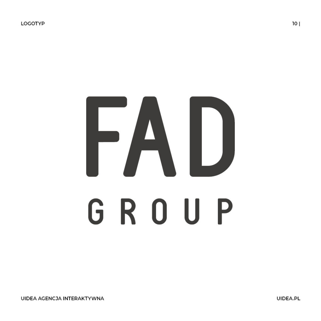 Projekt logo FAD Group - logotyp